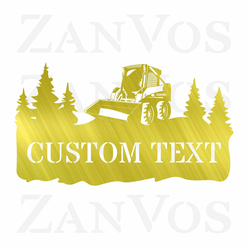 Skid Steer Tree Monogram