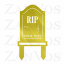 Tombstone Monogram Yard Stake