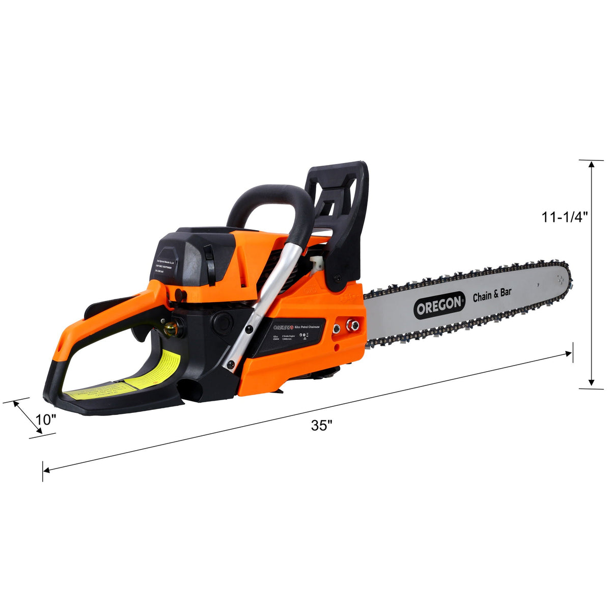 62Cc Gas Powered Chainsaw with 20" Oregon Chain & Bar, photo 4 of 4