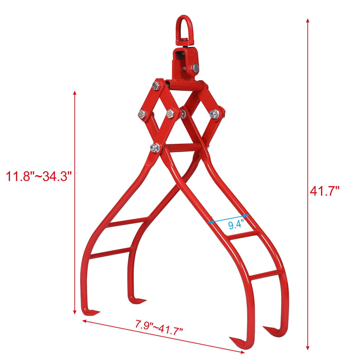 Heavy-Duty 4 Claw Timber Log Lifting Tongs Grabber, photo 4 of 8