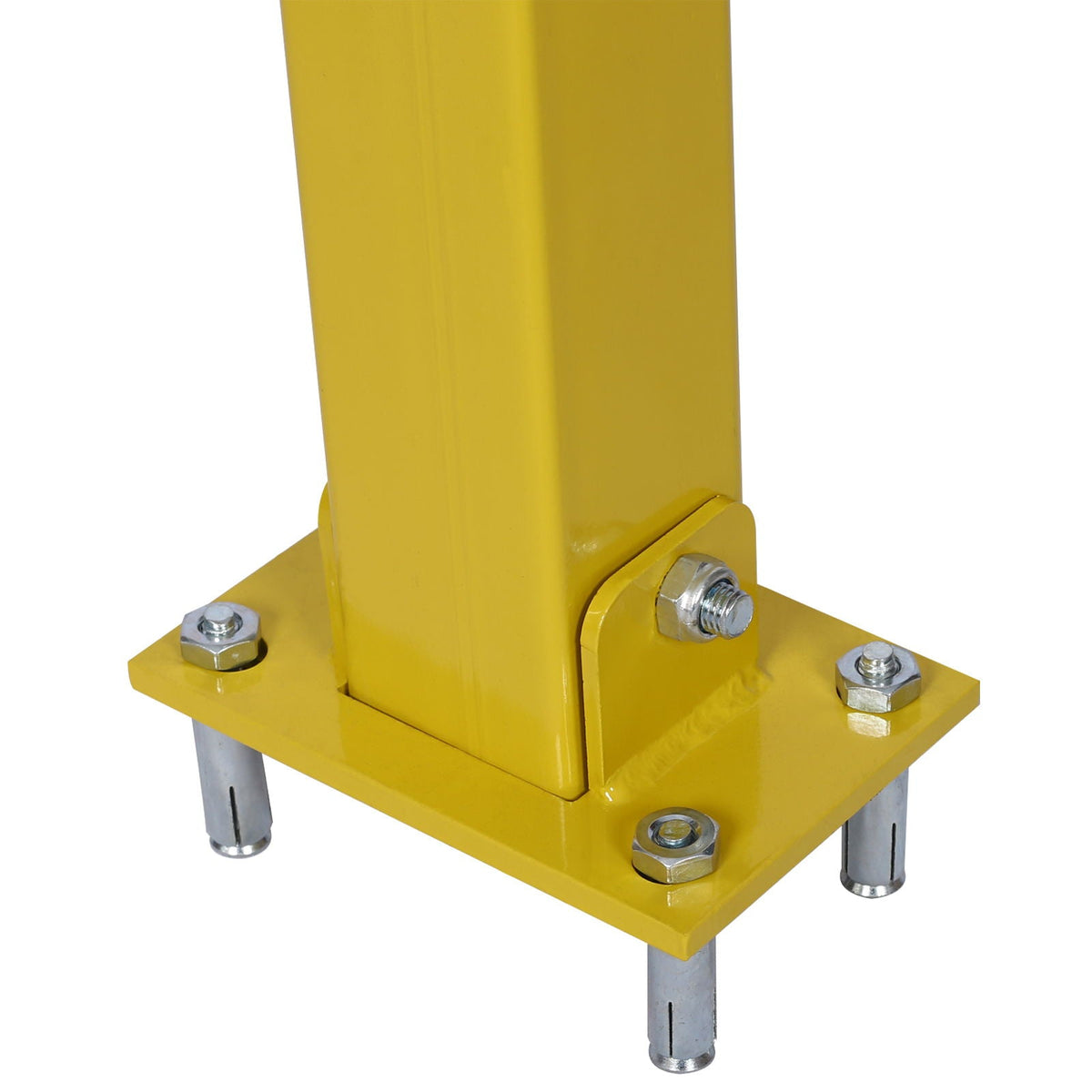 Square Parking Bollard Pole Barrier With Lock for Car Parking Protection and Home Garage, photo 5 of 8