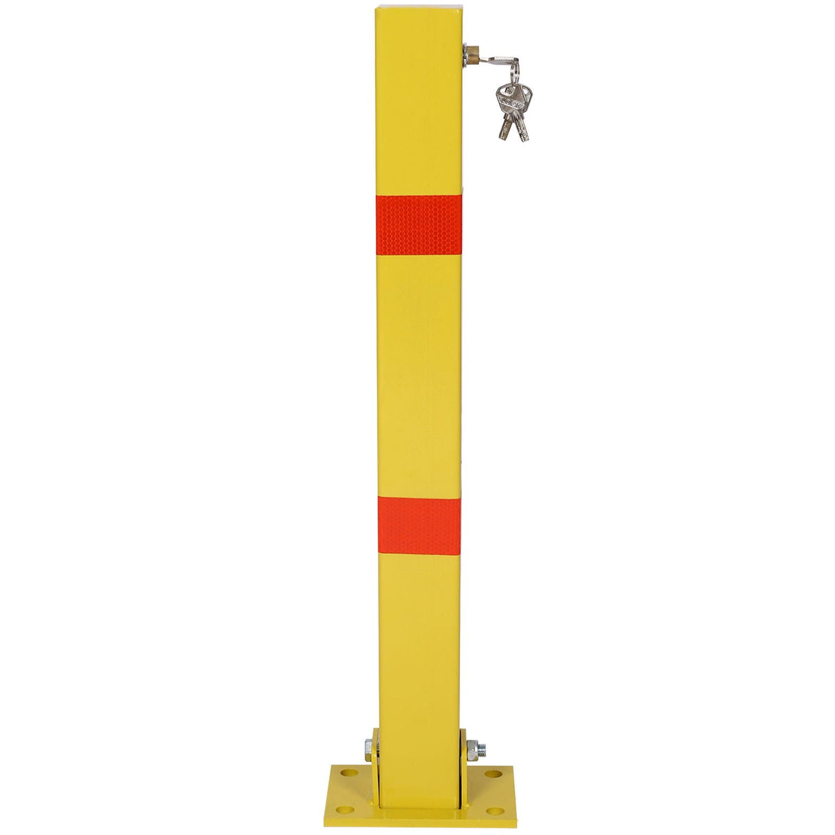 Square Parking Bollard Pole Barrier With Lock for Car Parking Protection and Home Garage, photo 6 of 8
