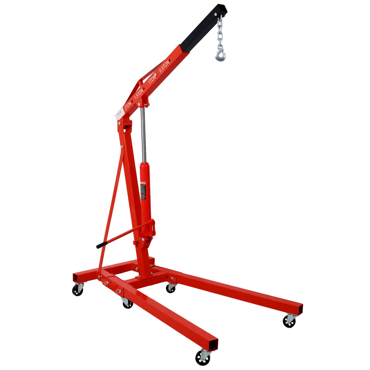 2 Ton Folding Engine Hoist Crane Lift with 6 Wheels, photo 6 of 6