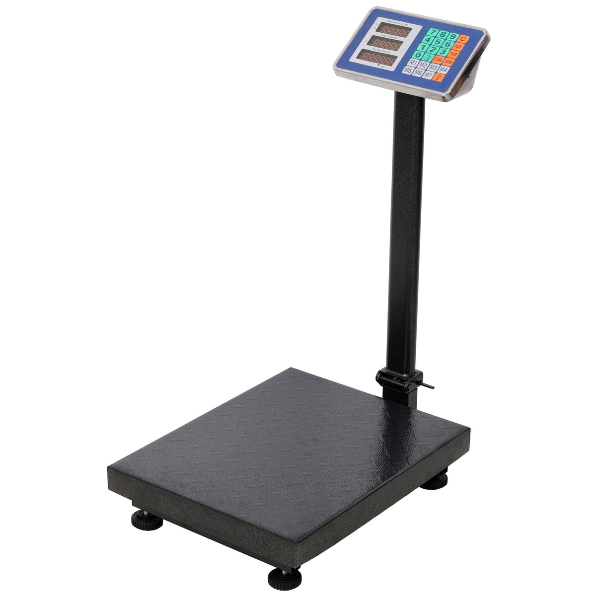 Digital Weight Computing Floor Platform Scale With Price Calculator - Black, photo 4 of 4