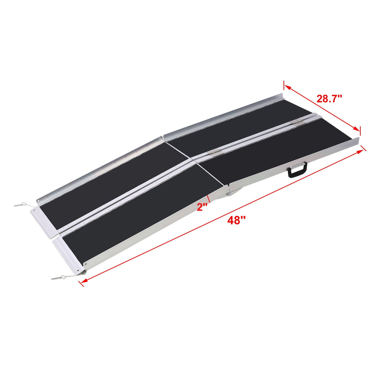 Portable And Foldable Wheelchair Ramp With Non-Skid Surface, photo 3 of 15