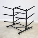 G-Watersport 6 Kayak & Canoe Rack | 6 Levels With Wheels | Double-Sided | Black by StoreYourBoard