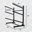 G-Watersport 3 Levels With Wheels | Single-Sided | Black