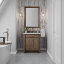 James Martin Bristol 30" Single Bathroom Vanity, Whitewashed Walnut