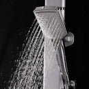 44 Inch Aluminium Alloy Panel Rainfall Shower Column with Hand Shower