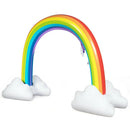 Inflatable Rainbow Sprinkler Backyard Games Outside Water Toy Yard by LJGDeals