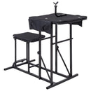 Foldable Shooting Bench with Adjustable Height Table by LJGDeals