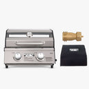 G22 | Stainless Tabletop Propane Gas Grill by Monument Grills
