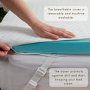 2-Inch Gel Memory Foam Mattress Topper by Great Bay Home