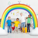 Inflatable Rainbow Sprinkler Backyard Games Outside Water Toy Yard by DirectDeals