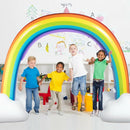 Inflatable Rainbow Sprinkler Backyard Games Outside Water Toy Yard by LJGDeals