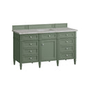 James Martin Brittany 60" Single Bathroom Vanity, Smokey Celadon