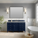 James Martin Brittany 60" Single Bathroom Vanity, Victory Blue