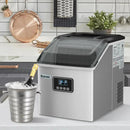 48lbs Stainless Ice Maker with LCD & Self-Cleaning by LJGDeals