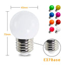 G45 white string lights outdoor garden globe led bulbs by Decorbites