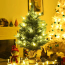 24 Inch Tabletop Fir Artificial Christmas Tree with LED Lights by LJGDeals