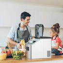 48lbs Stainless Ice Maker with LCD & Self-Cleaning by DirectDeals