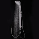 44 Inch Aluminium Alloy Panel Rainfall Shower Column with Hand Shower by DirectDeals