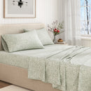 Turkish Cotton Flannel Sheet Set - Winter Floral Collection by Great Bay Home