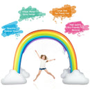 Inflatable Rainbow Sprinkler Backyard Games Outside Water Toy Yard by DirectDeals