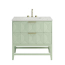 James Martin Emmeline 36" Single Bathroom Vanity, Pistachio