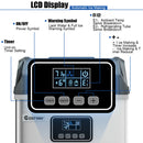 48lbs Stainless Ice Maker with LCD & Self-Cleaning by DirectDeals