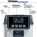 48lbs Stainless Ice Maker with LCD & Self-Cleaning by LJGDeals