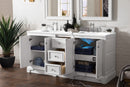James Martin De Soto 72" Double Bathroom Vanity, Bright White