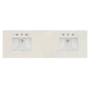 James Martin 72" Double Vanity Top