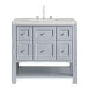 James Martin Breckenridge 36" Single Bathroom Vanity, Serenity Blue