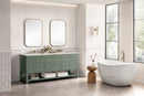 James Martin Breckenridge 72" Double Bathroom Vanity, Smokey Celadon