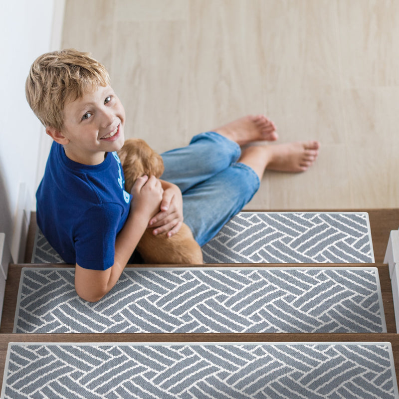 New Age Sisal Design 9" X 28" Stair Treads