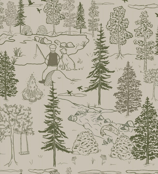 Milton Wallpaper by Painted Hawk Design, photo 8 of 8