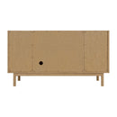 James Martin Laurent 60" Dual Mount Single Bathroom Vanity, Light Natural Oak