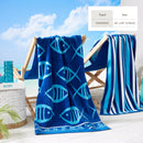 Cotton Velour Beach Towel - Maui Collection by Great Bay Home