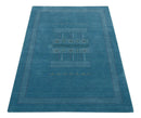 Hand Loomed Wool Area Rug with Traditional Persian Gabbeh Design by The Rug Decor