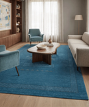 Hand Loomed Wool Area Rug with Traditional Persian Gabbeh Design by The Rug Decor