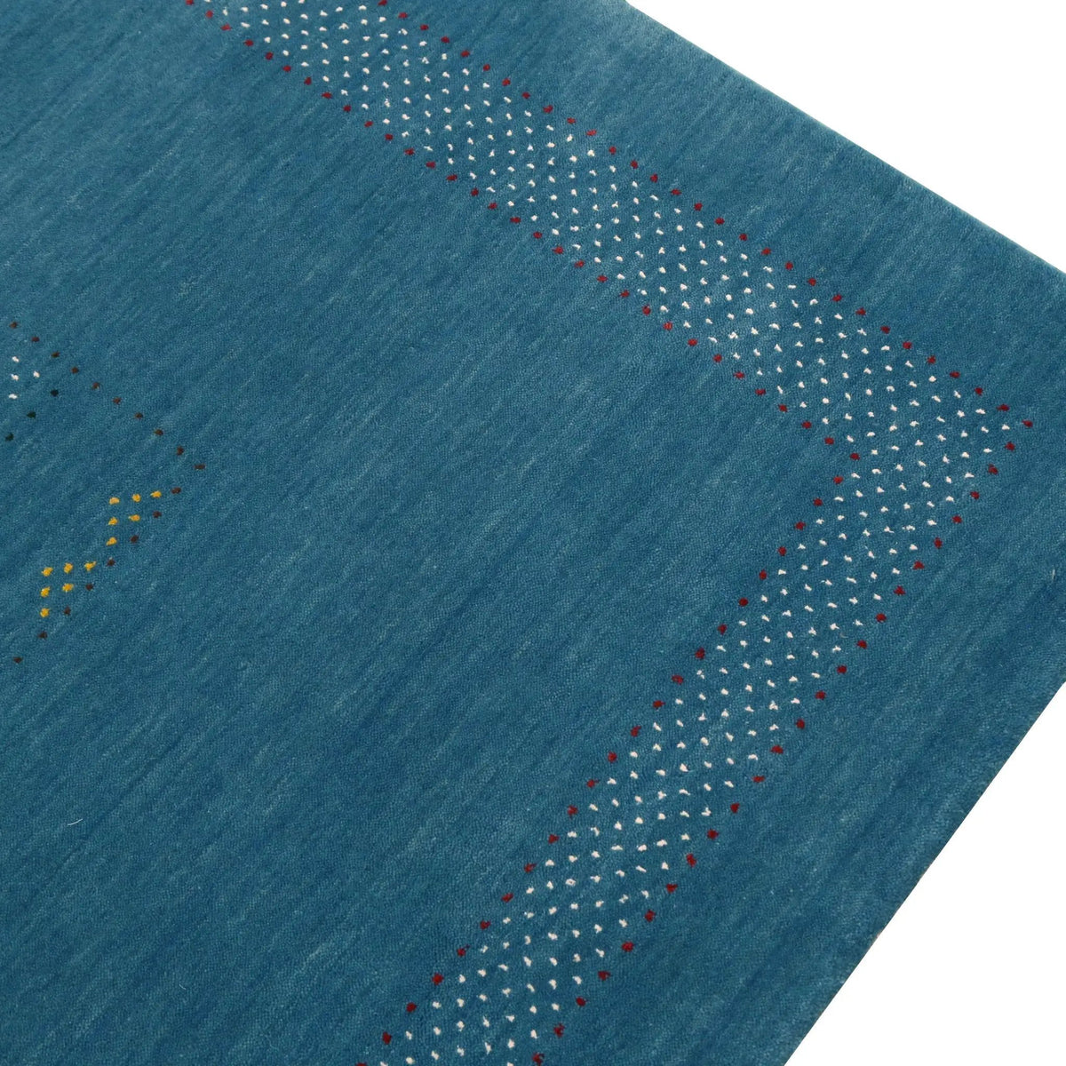 Hand Loomed Wool Area Rug with Traditional Persian Gabbeh Design, photo 11 of 11