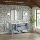 James Martin Breckenridge 60" Double Bathroom Vanity, Serenity Blue