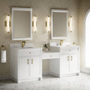 James Martin Bellshire 84" Single Bathroom Vanity, Bright White