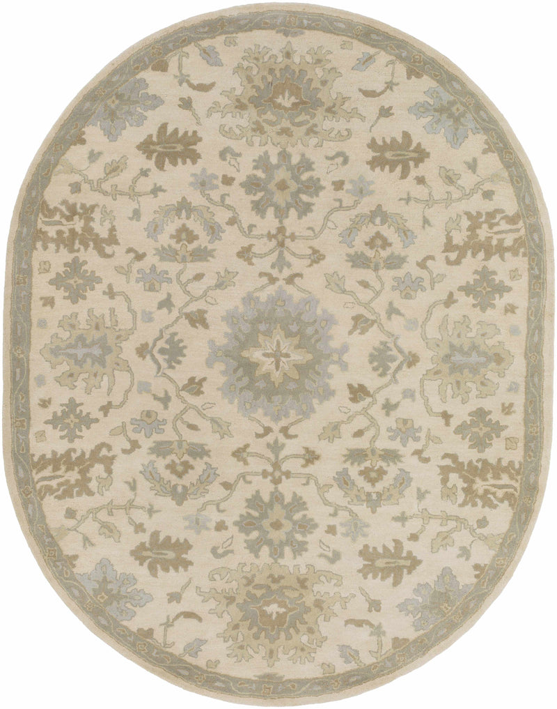 Hazen 1197 Hand Tufted Light Beige Wool Rug