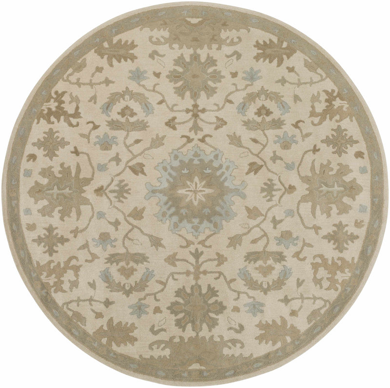 Hazen 1197 Hand Tufted Light Beige Wool Rug