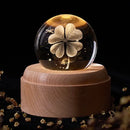 GobekUsa Crystal Ball Music Box: Rotating Light Projection, Birthday & Valentine's Day Gift