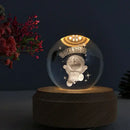 GobekUsa Crystal Ball Music Box: Rotating Light Projection, Birthday & Valentine's Day Gift