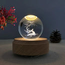 GobekUsa Crystal Ball Music Box: Rotating Light Projection, Birthday & Valentine's Day Gift