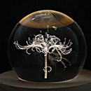 GobekUsa Crystal Ball Music Box: Rotating Light Projection, Birthday & Valentine's Day Gift